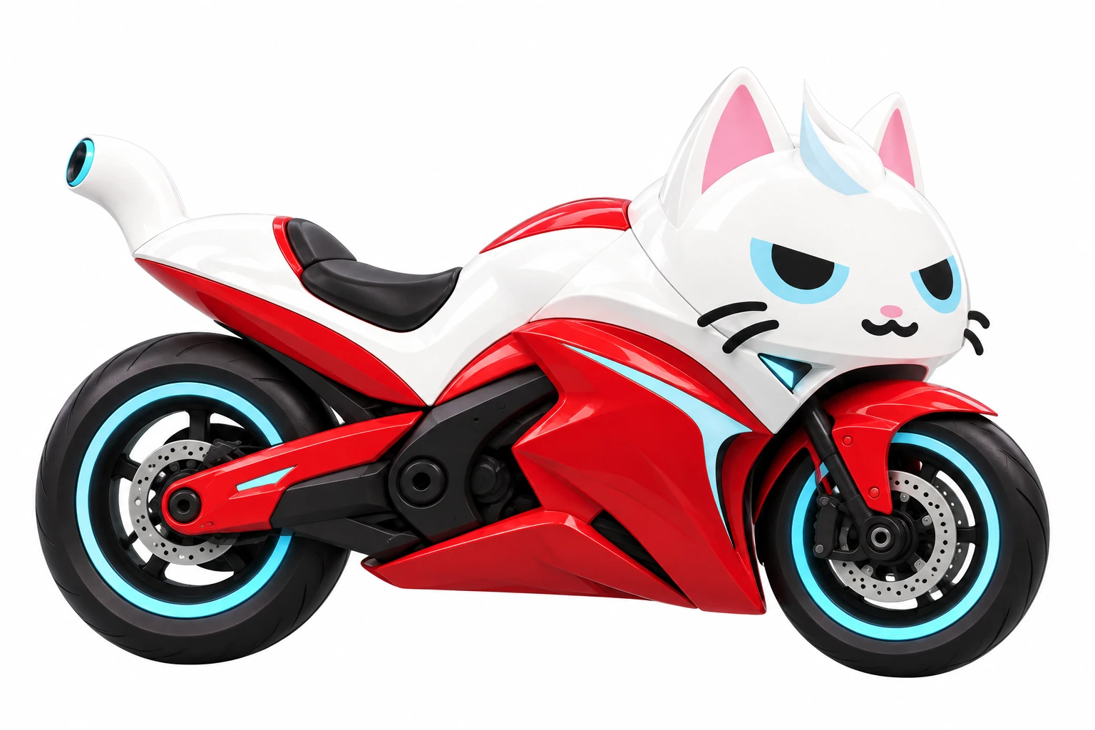 MEWCATI rolls along the imaginary pit lane.